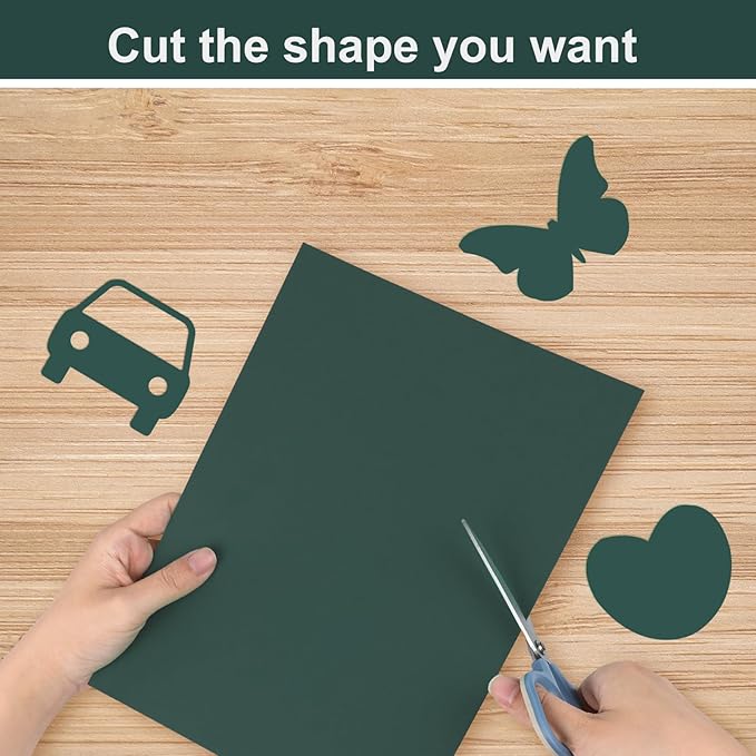 OcePor 50 Sheets Dark Green Cardstock Paper, Colored Printer Paper 8.5 x 11 - Image 4