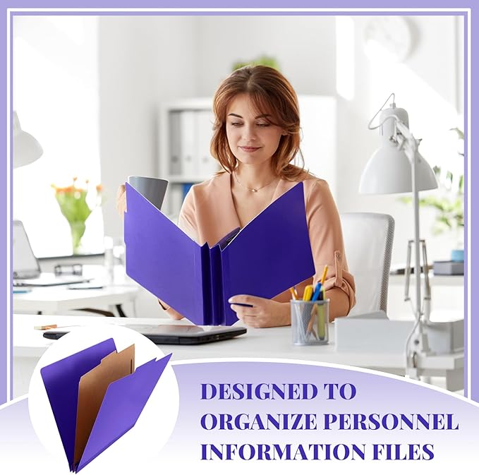 Skyygemm 36 Pcs Classification Folders Letter Size, 1 Divider Pressboard File - Image 5
