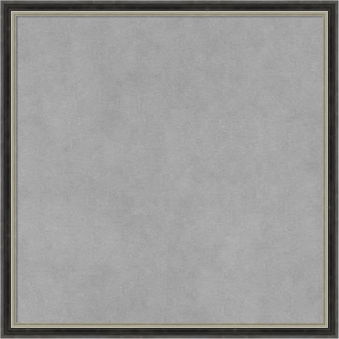 Amanti Art Black Framed Magnetic Board 17x17 Small Vision Board by AmantiArt