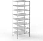 Regal Altair 24" Deep x 30" Wide x 74" Height Wire Shelving Kit | 8-Tier | NSF by Regal+Altair