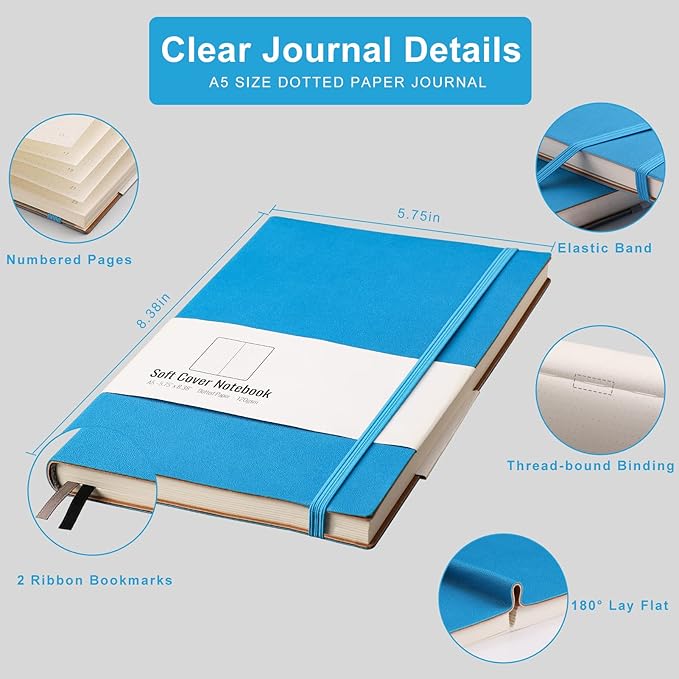 AHGXG Dotted Bullet Grid Journal 2 Pack - Image 4