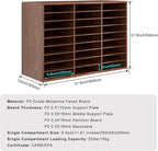 PAG Mail Sorter Organizer, Wood Literature Organizer, Student Mailbox - Image 2