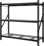 Ironton Industrial Shelving Rack, 3 Storage Shelves Steel Construction 3-Tier - Image 9
