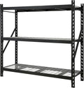 Ironton Industrial Shelving Rack, 3 Storage Shelves Steel Construction 3-Tier by Ironton