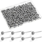 WILLBOND 500 Pack Map Push Pins Map Tacks Small Round Head Push Pins Thumb Tacks by Willbond+Technology+Limited