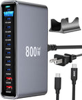 800W USB C Fast Charger Block, Dual PD3.1 140W 10 Port USB Charging Station by Unknown