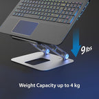 j5create Multi-Angle Aluminum Laptop Stand, Ergonomic Notebook Riser, Suitable - Image 6