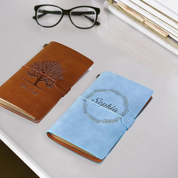 Bliver Personalized Leather Journal Custom Notebook Customized Engraved Journal - Image 6