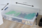 Rubbermaid Cleverstore 42 Quart Stackable Plastic Storage Bin - Image 3