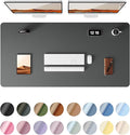 YSAGi Leather Desk Protector, Office Mat, Large Mouse Mat, Non-Slip PU Leather by YSAGi