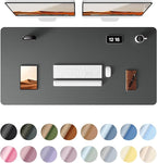 YSAGi Leather Desk Protector, Office Mat, Large Mouse Mat, Non-Slip PU Leather by YSAGi