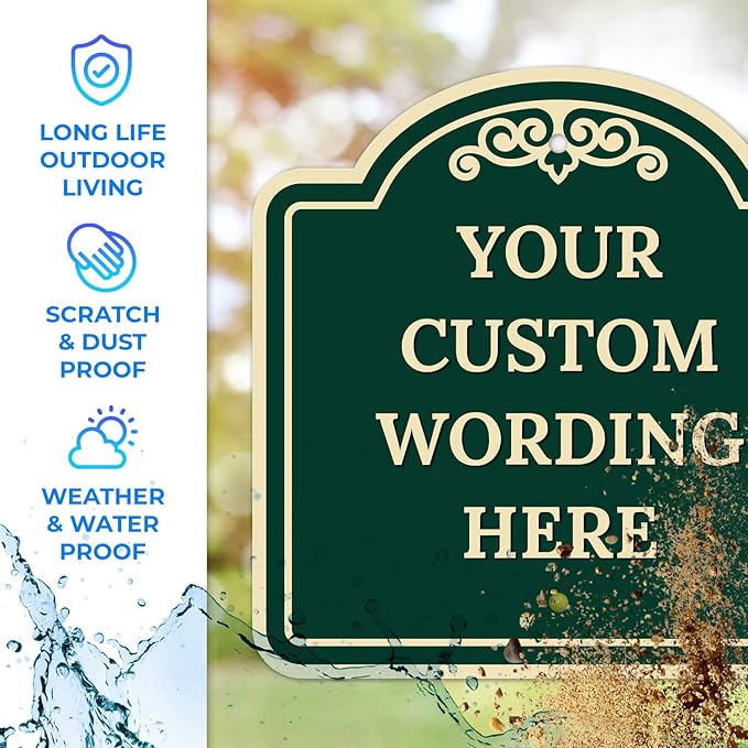 Custom Decorative Sign, Personalized Metal Sign - Image 7