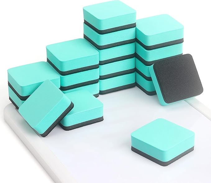 Tamaki 18 PCS Magnetic Whiteboard Dry Erase Erasers, Mini Dry Erasers - Image 8