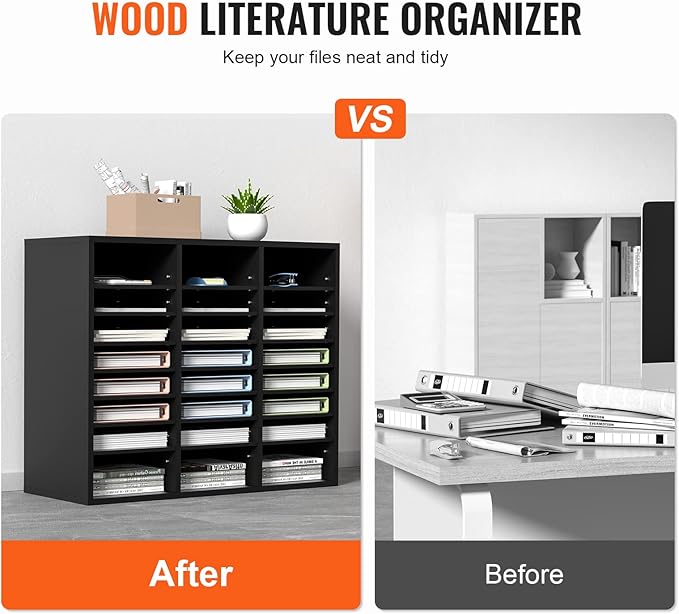 VEVOR Literature Organizers, 24 Compartments Office Mailbox - Image 2