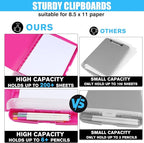 Plastic Clipboard with Storage, A4 Nursing Clipboard Folder with Pen Holder - Image 4