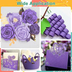 OcePor 100 Sheets Purple Cardstock Paper, Colored Printer Paper 8.5 x 11 - Image 7