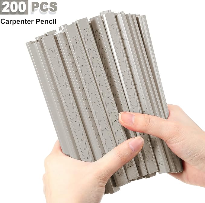 Honoson 200 Pcs Flat Construction Pencils - Image 3