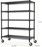 M MZG Garage Shelving 5 Tier Industrial Metal Shelving Units - Image 3