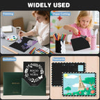 Cardstock 8.5 X 11, 80 Sheets Black Card Stock, 75lb/ 200gsm Copy Paper - Image 7