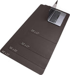 Vine Creations Leather Desk Mat 24" x 17", Desk Protector, PU Leather Desk Pad - Image 3