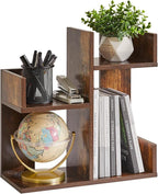 Aibiju Book Display Shelf Small Desk Organizer, Desk Top Storage Organizer by Aibijusolidwoodfurniture