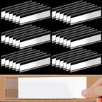 72 Pieces Clear Plastic Adhesive Shelf Tag & Price Label Holders by Cindeer