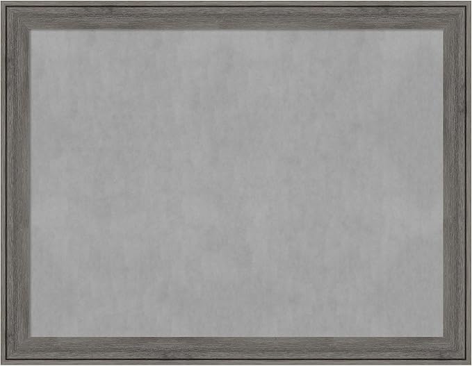 Amanti Art Grey Framed Magnetic Board 21x27 Medium Vision Board by AmantiArt