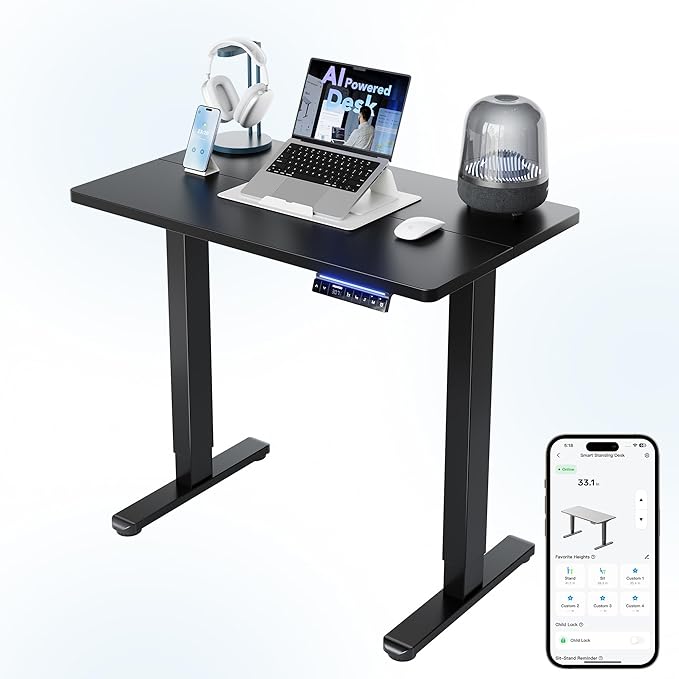 HUANUO AI-Powered Electric Standing Desk by HUANUO