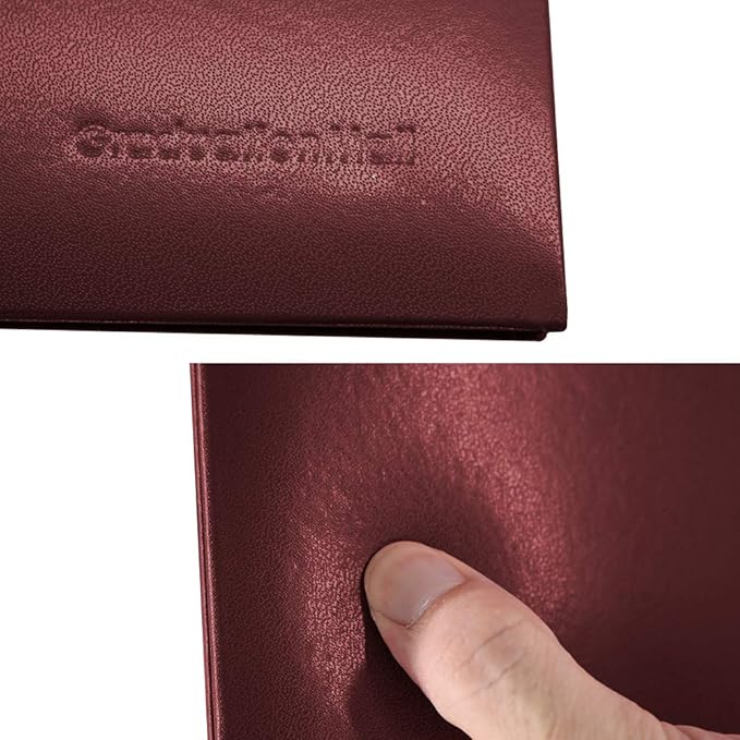 GraduationMall 8.5"x11" Smooth Padded Diploma Cover Certificate Holder Maroon - Image 6