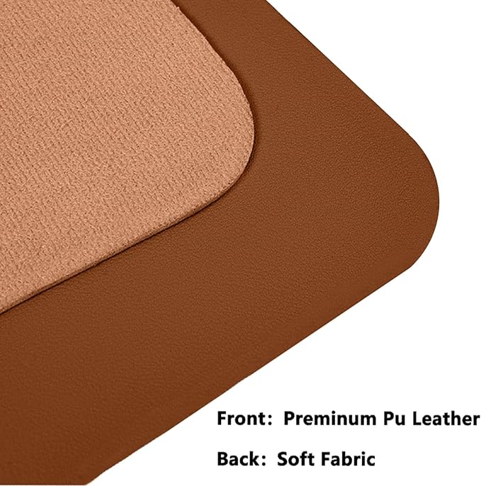 PU Leather Desk Pad Protector Gaming Mouse Pad Non Slip Desk Mat - Image 6