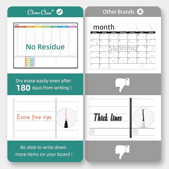 Magnetic Dry Erase Weekly Calendar - Image 4