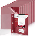 Teling 48 Pcs Clear Front Report Covers by Teling