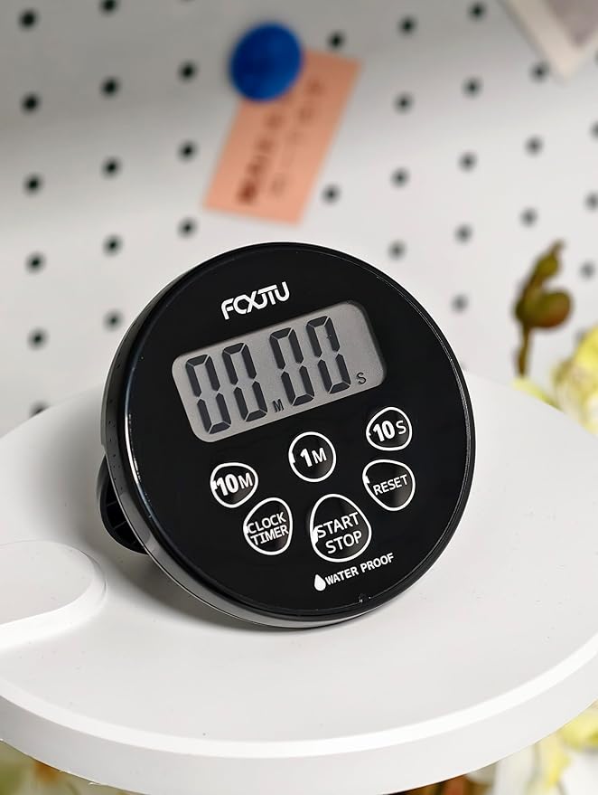 FCXJTU Digital Waterproof Shower Clock Timer, Bathroom Shower Countdown Timer - Image 8