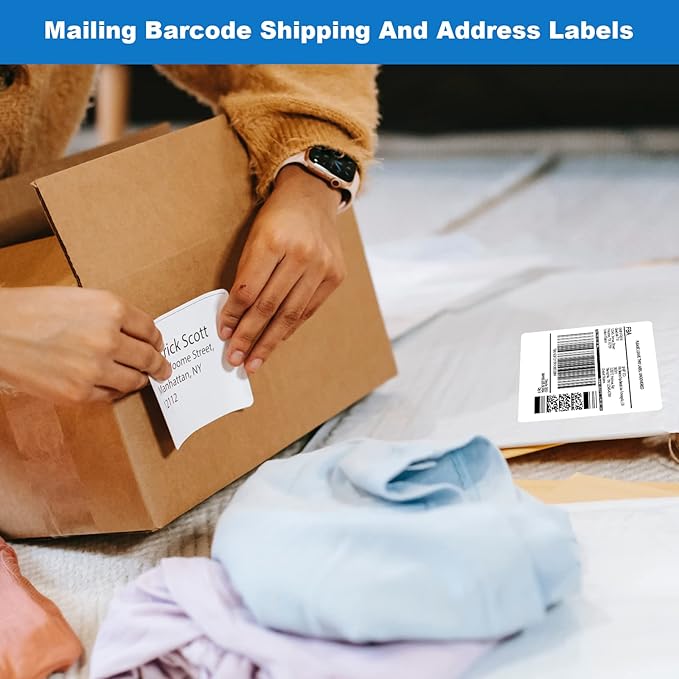 BESTEASY 3 1/3" x 4" Labels Shipping Labels - Image 5