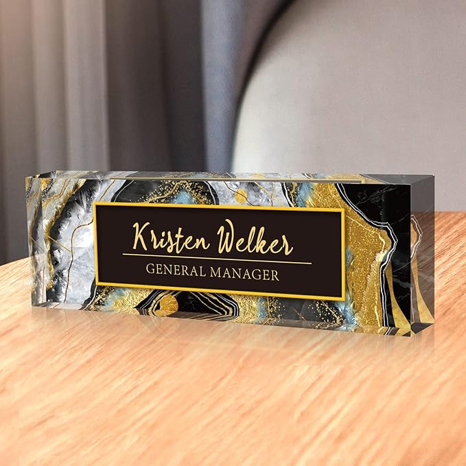 Personalized Name Plate, Custom Office Decor by SalaGraphics