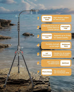 CAMBOFOTO 84" Phone Tripod, Tall Tripod Stand - Image 6
