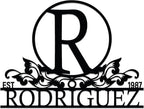 Personalized Metal Name Signs, Split Letter Monogram Wall Art Decor, Durable - Image 4