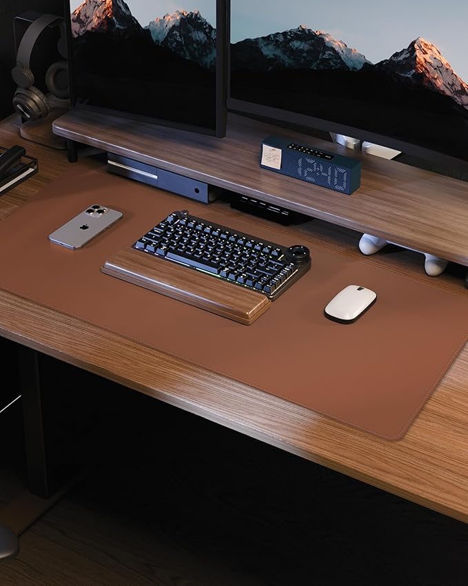 Non-Slip Desk Pad, Mouse Pad, Waterproof Leather Desk Table Protector, Non-Slip - Image 6