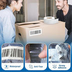500 Pcs 3.2"x1.2" Thicken Clear Label Protectors - Image 3