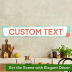 Custom Sign, Custom Street Sign, 11 Font Colors, 13 Font Styles, 4 Hole Options - Image 4