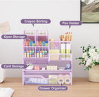 Marbrasse Mesh Pen Holder for Desk, Desk Organizers and Accessories for Office - Image 2