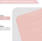 SUJAYU Dual Sided PU Leather Desk Pad, Mouse Pad, Office Desk Mat, Non-Slip - Image 3