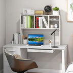 Tangkula Desktop Bookshelf, Countertop Storage Hutch - Image 4