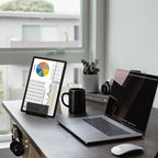 ZOEY Acrylic Book Stand with Ledge Black Display Easels Plate - Image 6