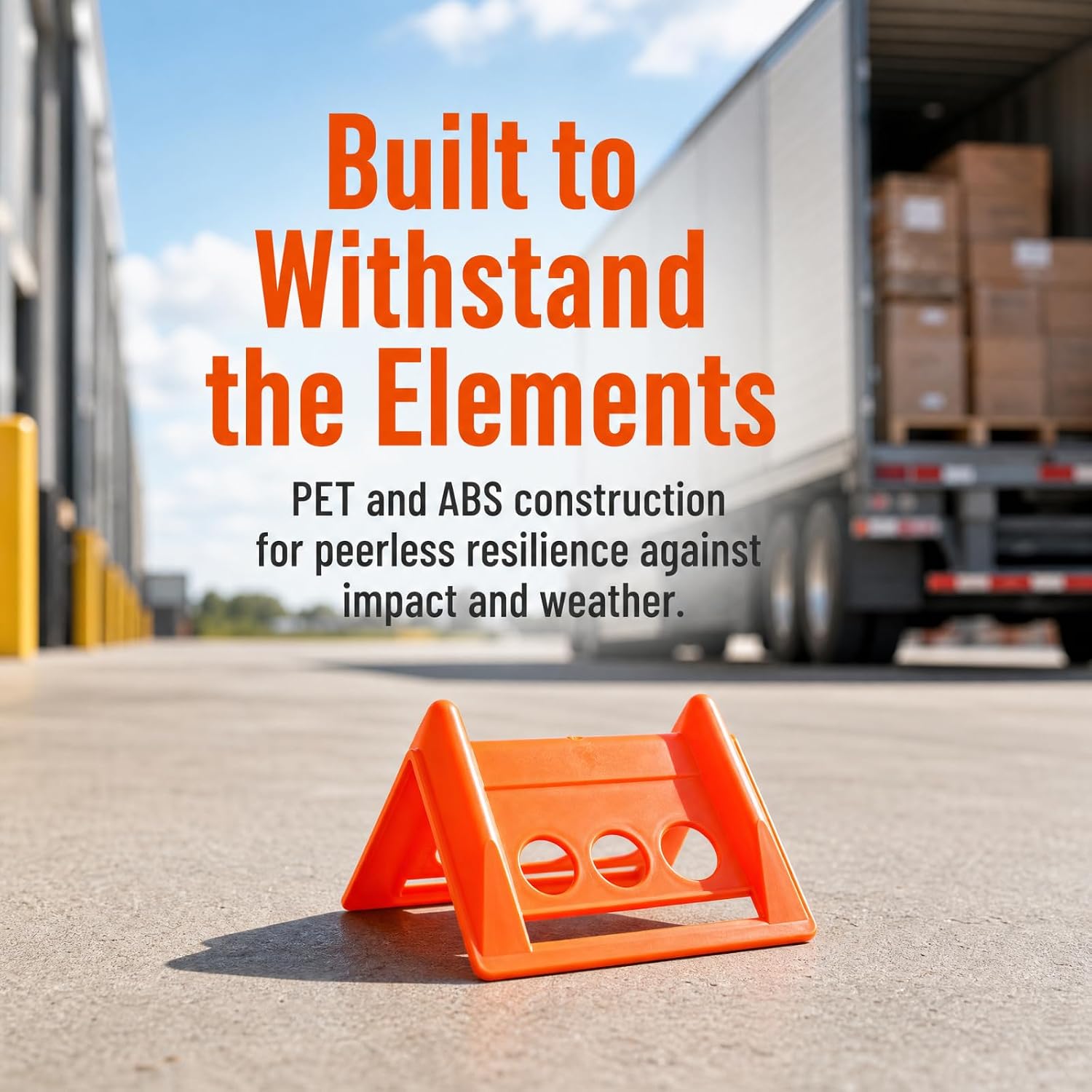 20 Packs Edge Protectors for Cargo Loads, Flatbed Corner Protectors, Tiedown Plastic Protector, Truck Shipping, Protects Cargo Edges, Orange