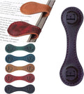Personalized Magnetic Leather Bookmark, 26 Letters Custom Leather Bookmarks by Artlaza