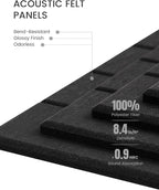 Bumusty Large Cork Board Alternative-47 x35 Felt Bulletin Board Tiles, - Image 4