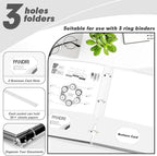 Two Pocket Portfolio Folders, PANDRI 60 Pack 3 Hole Punched 2 Pocket Folders - Image 4