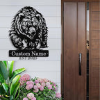 Custom Bear Metal Sign, Custom Bear Metal Wall Art Decor, Personalized Last - Image 8