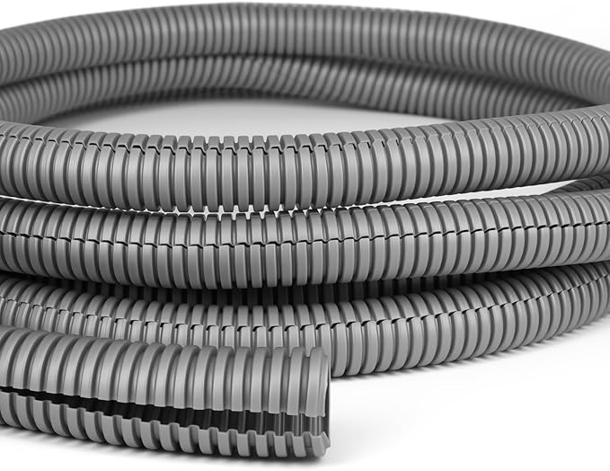 Split Wire Loom Tubing, 25ft Cord Protectors from Pets No Chew, Flexible Wire by ConveniencetoYourLife